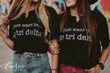 Tri Delta Simple PR Tshirt
