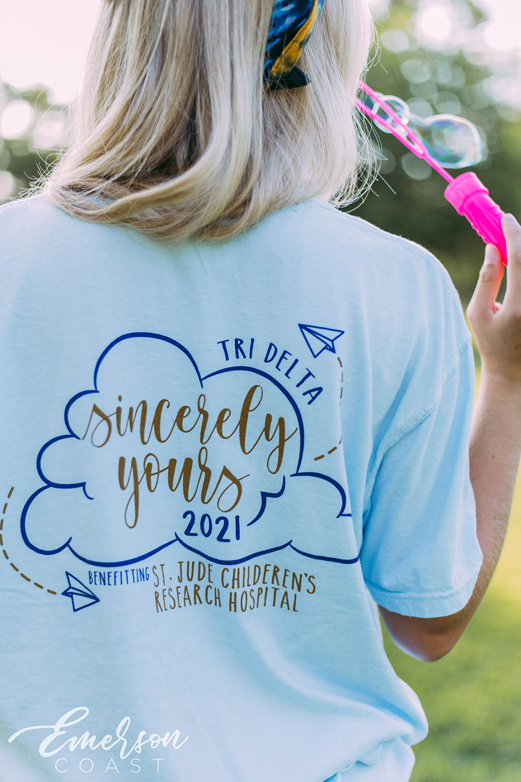 Tri Delta Sincerely Yours St Jude Tee