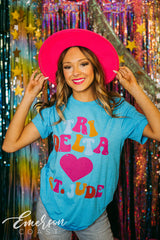 Tri Delta Hearts St. Jude Acid Colorful Tee