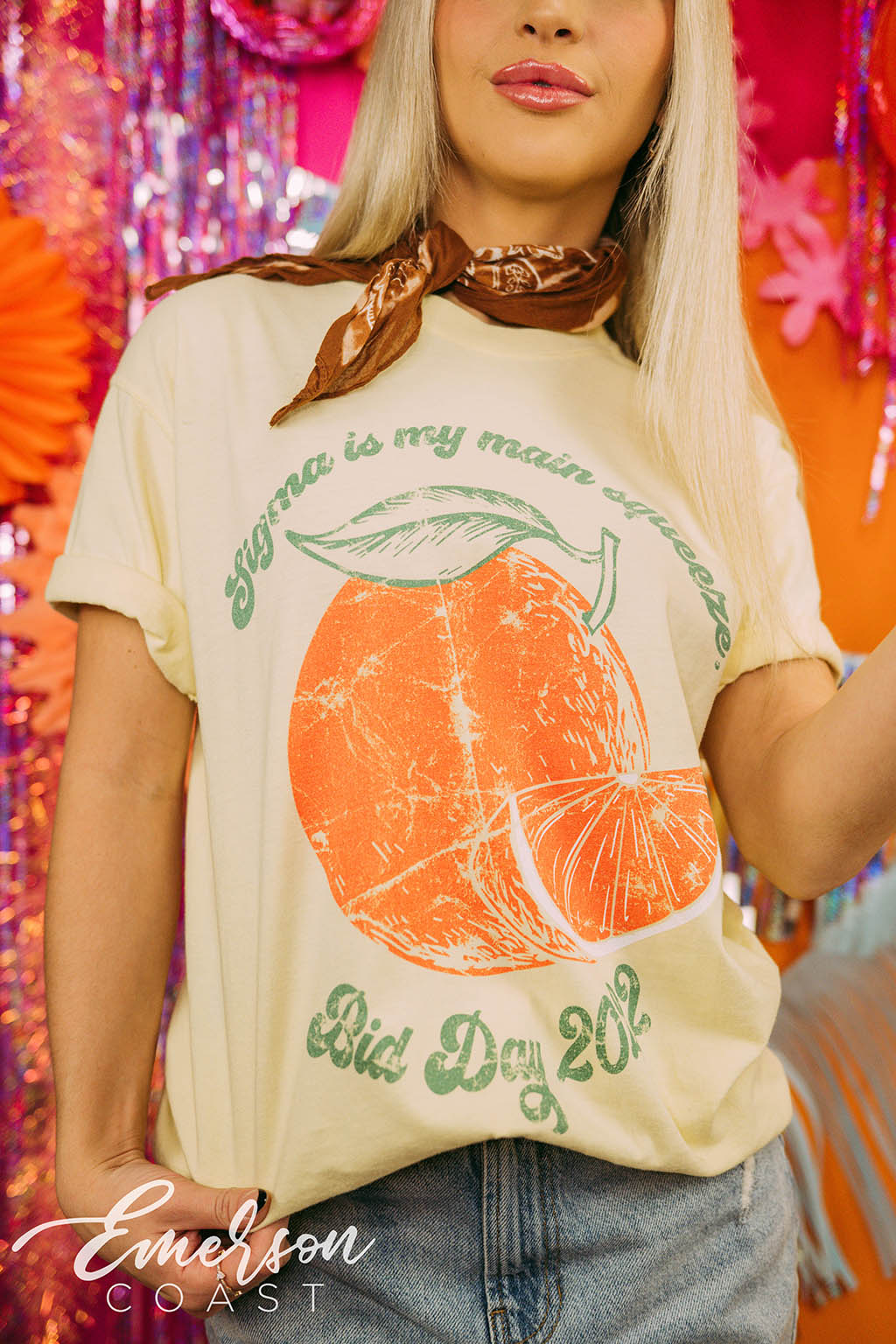 Sigma Sigma Sigma Bid Day Main Squeeze Tee