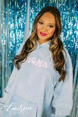 I love Tri Sigma Say It Back Mineral Wash Hoodie
