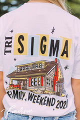 Tri Sigma Family Weekend Tee
