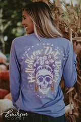 Tri Sigma Halloween Date Party Long Sleeve Tee