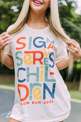Sigma Serves Children Glow Run Tee