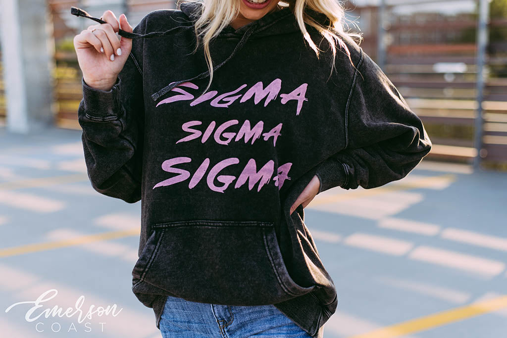 Sigma Sigma Sigma Edgy PR Hoodie