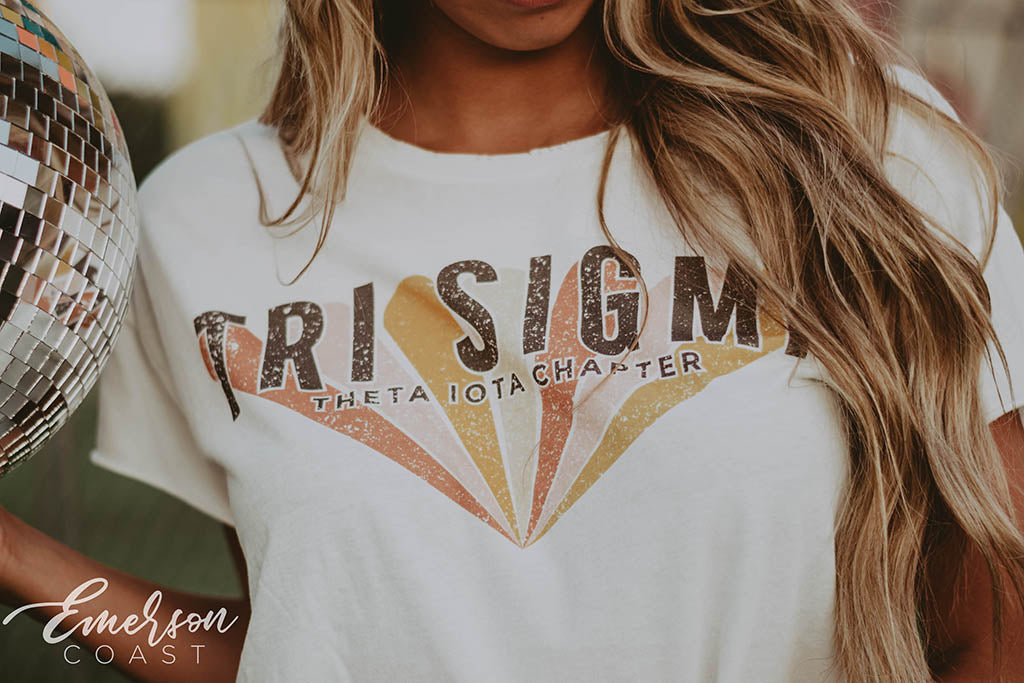 Tri Sigma Retro PR Tshirt