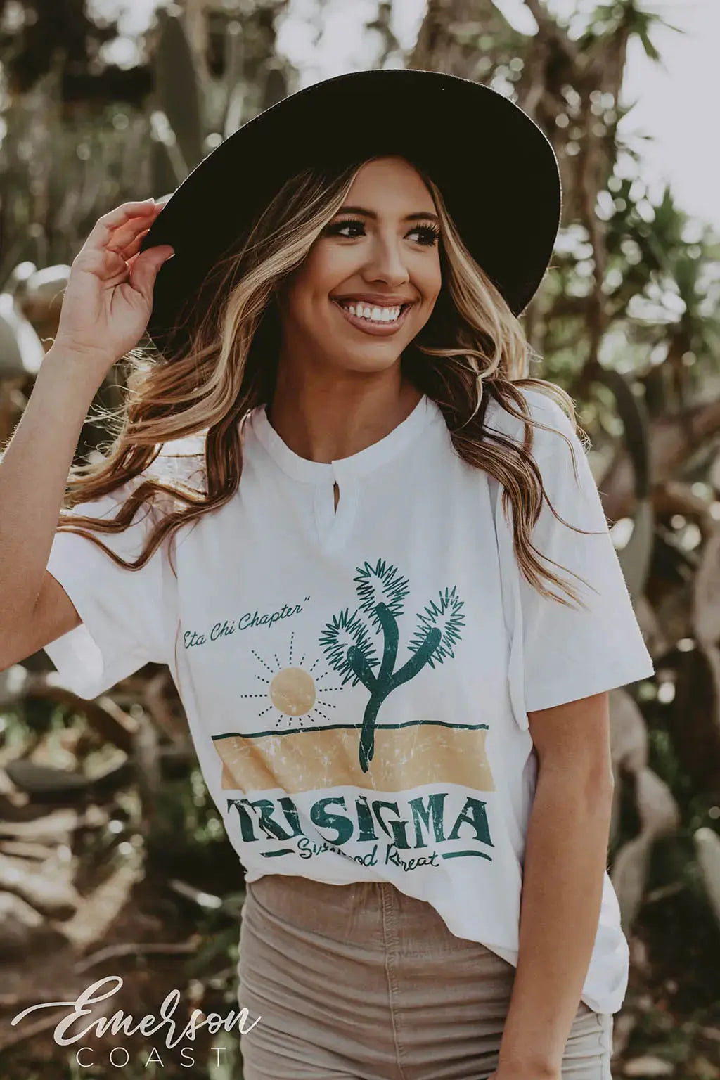 Tri Sigma Sisterhood Retreat Notch Tee