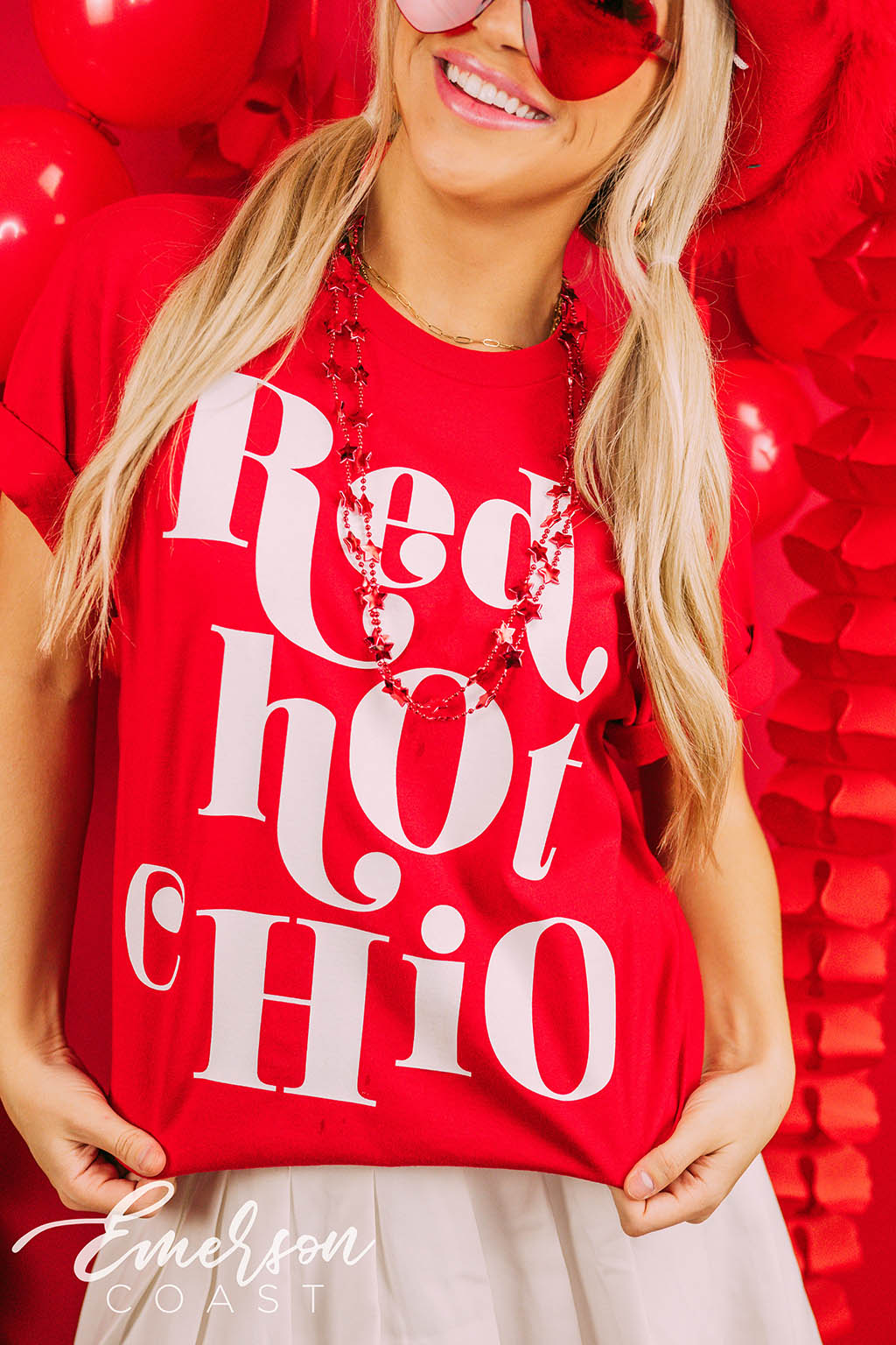 Chi Omega Bid Day Red Hot Chi O Tee