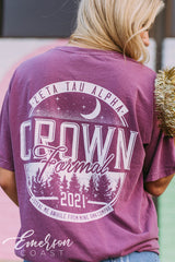 Zeta Tau Alpha Crown Formal Tee