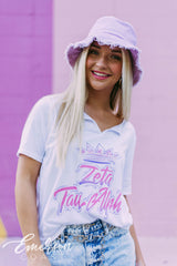 Zeta Tau Alpha 90's Airbrush Notch Tee