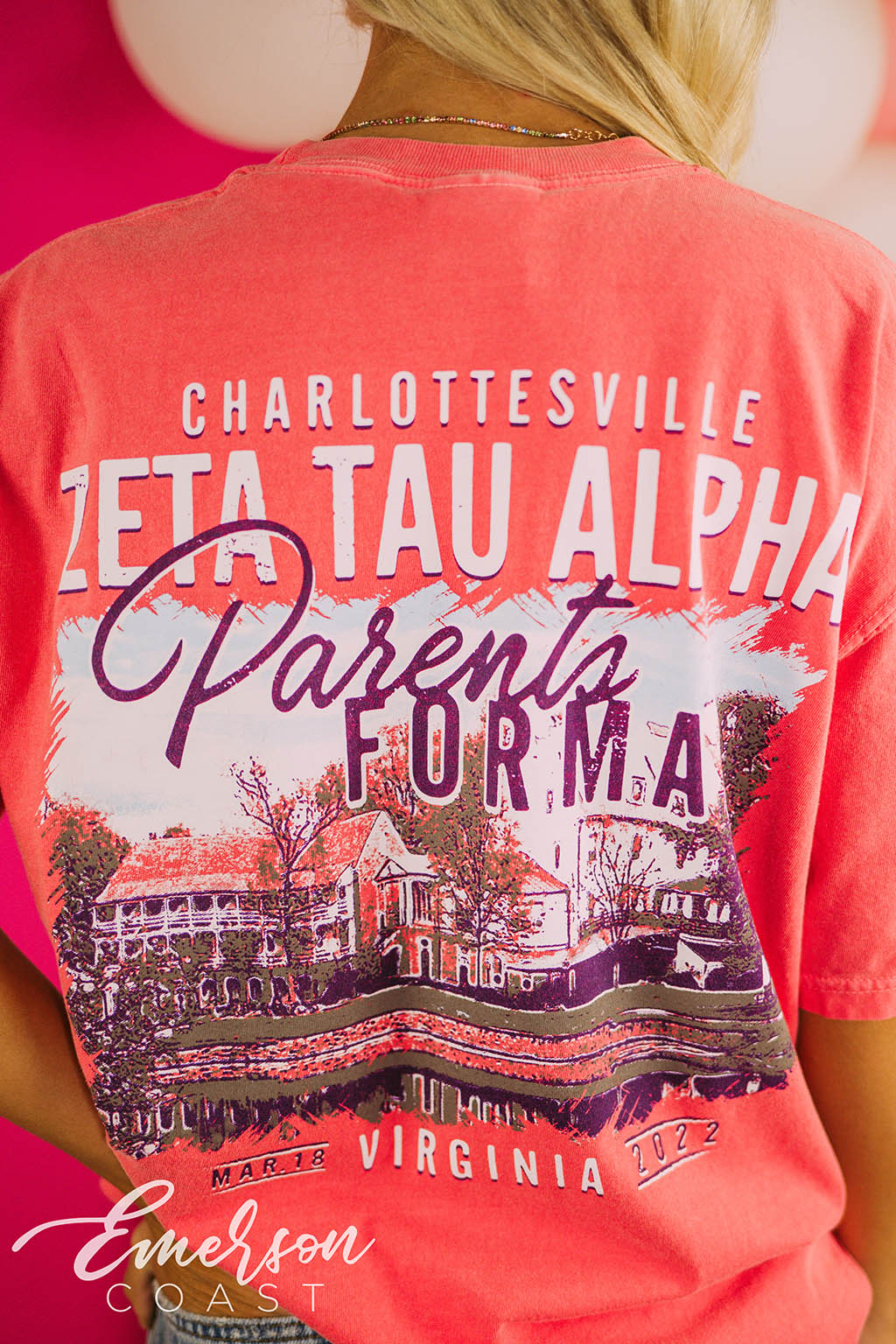 Zeta Tau Alpha Parents Formal Tee