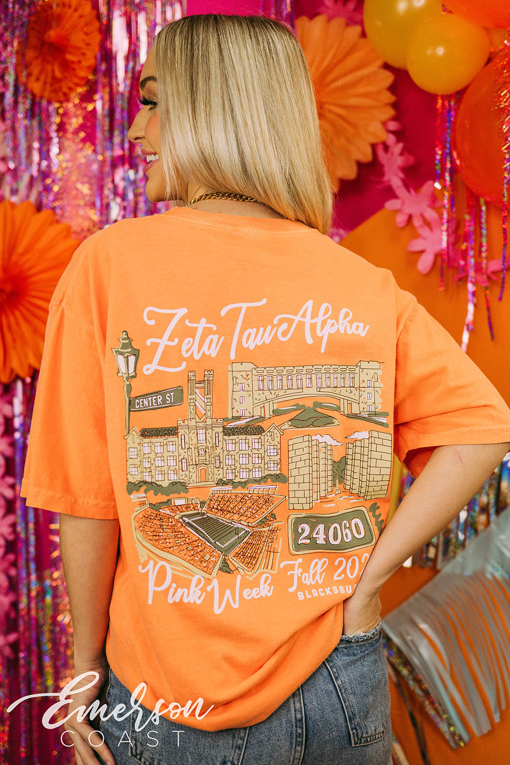 Zeta Tau Alpha Philanthropy Pink Week Campus Tee