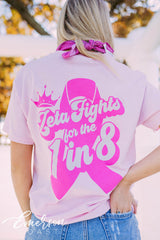 Zeta Tau Alpha Philanthropy Fights For 1 in 8 Tee