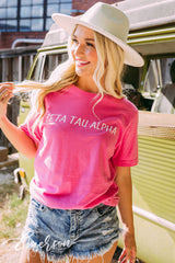 Zeta Tau Alpha PR Take Me Back To Fort Worth Comic Tee
