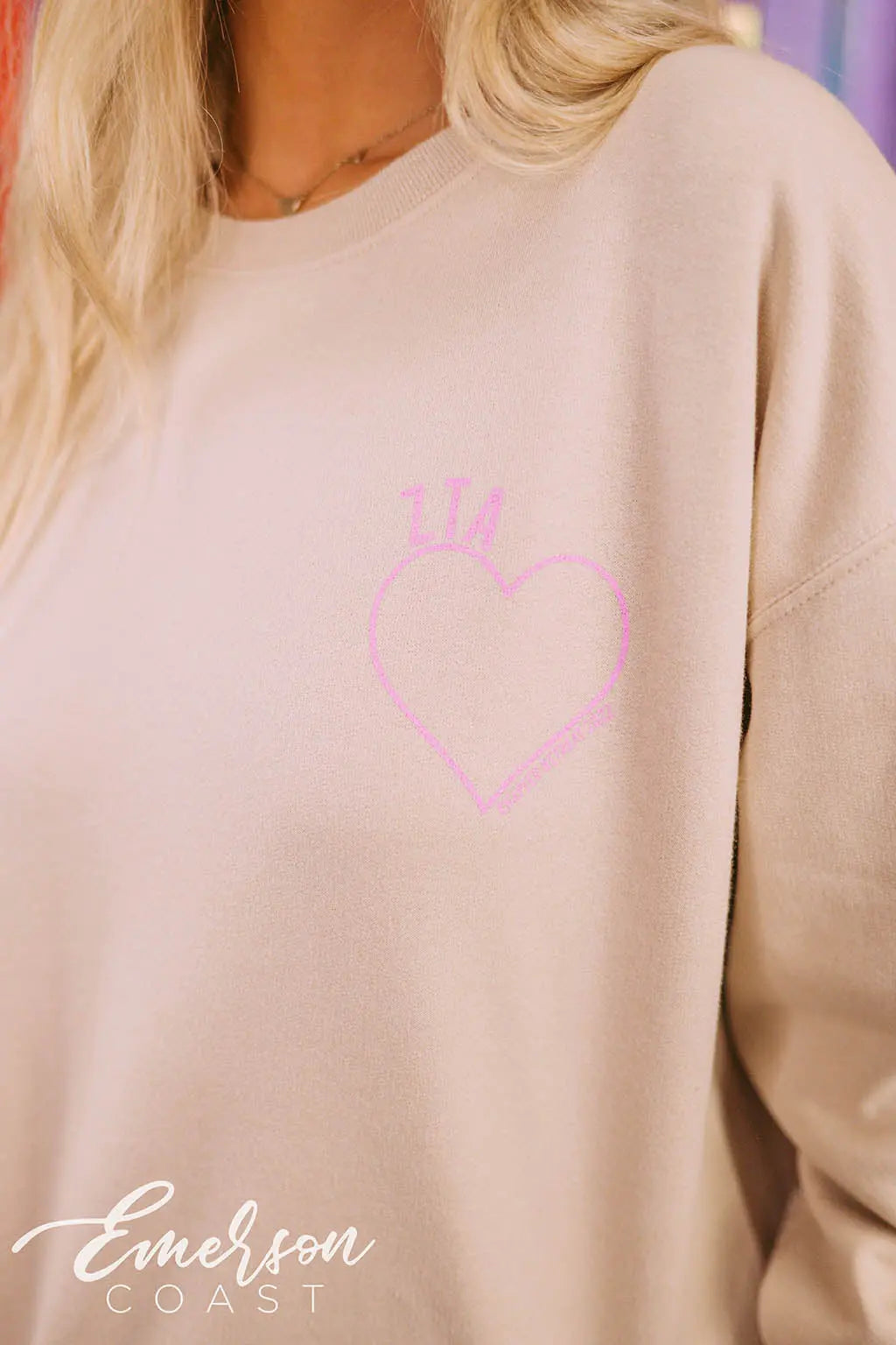 Zeta Tau Alpha Sisterhood Retreat Bunny Slippers Crewneck