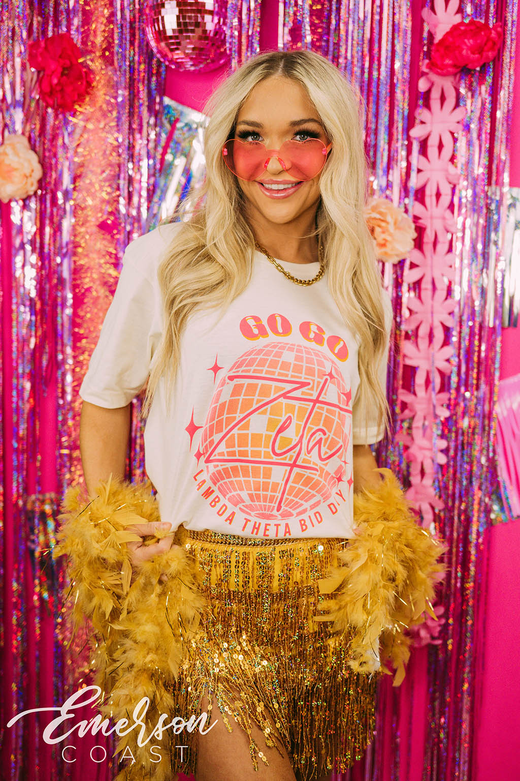 Zeta Tau Alpha Bid Day Disco Tee