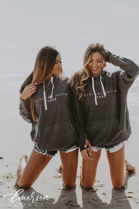 Zeta Tau Alpha PR Corduroy Hoodie