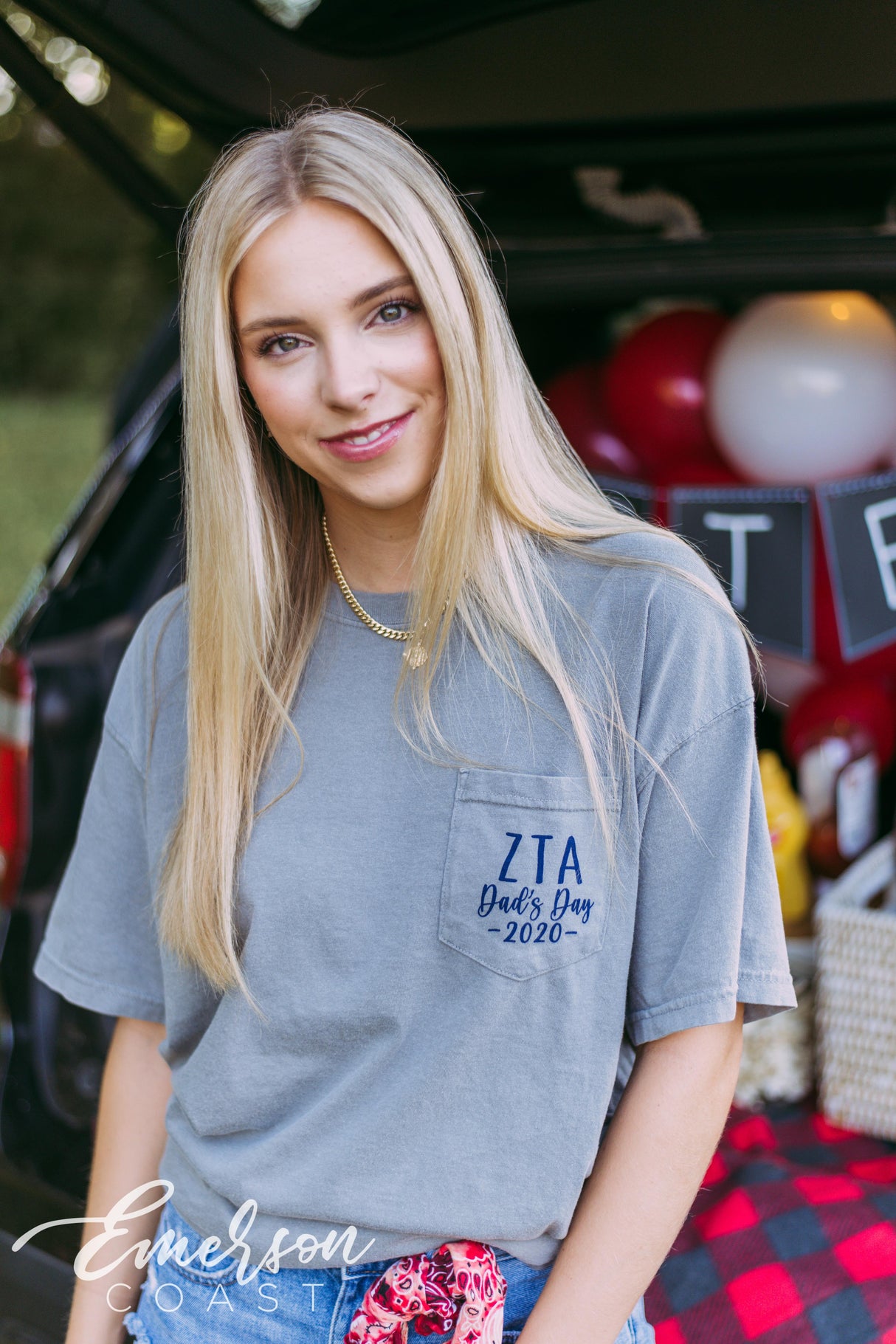 Zeta Tau Alpha Tailgate Dads Day Tee