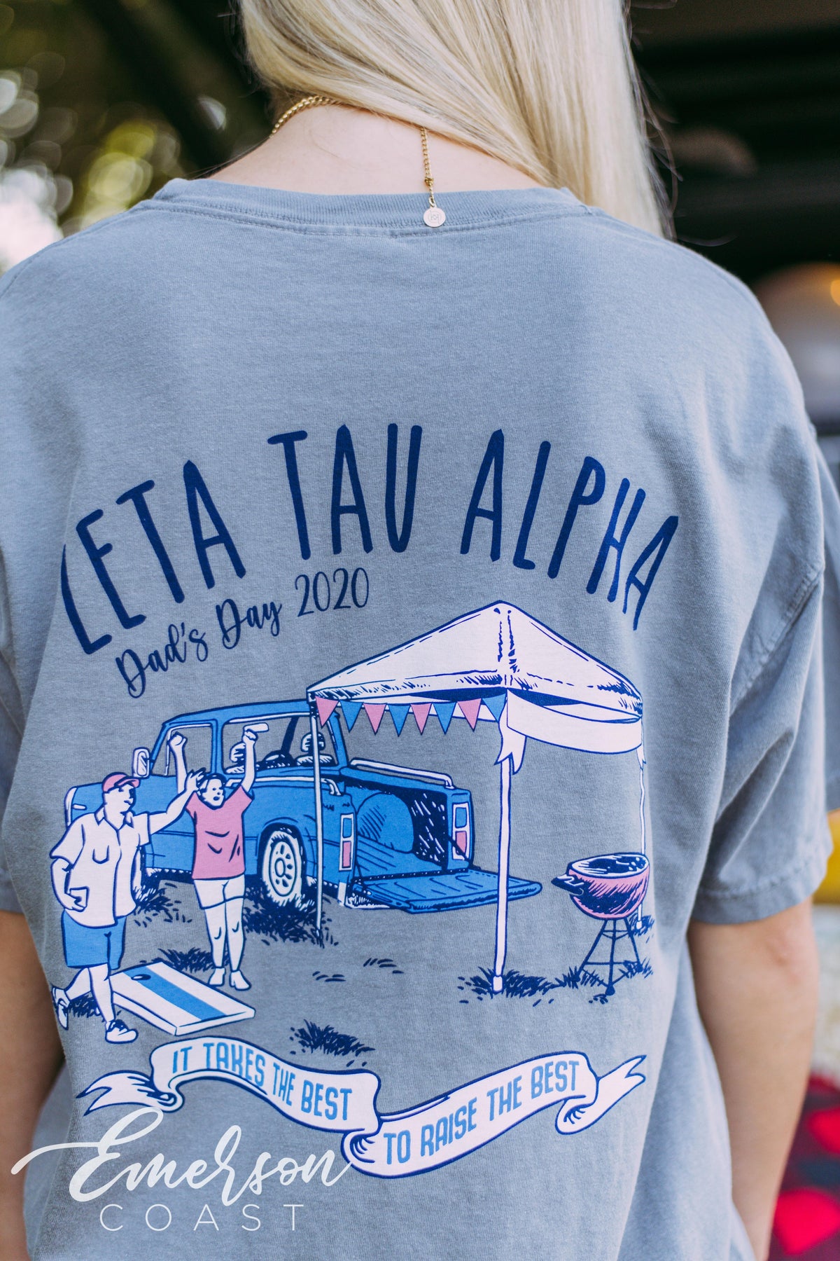 Zeta Tau Alpha Tailgate Dads Day Tee