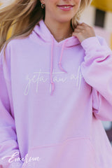 ZTA Pink Script Hoodie