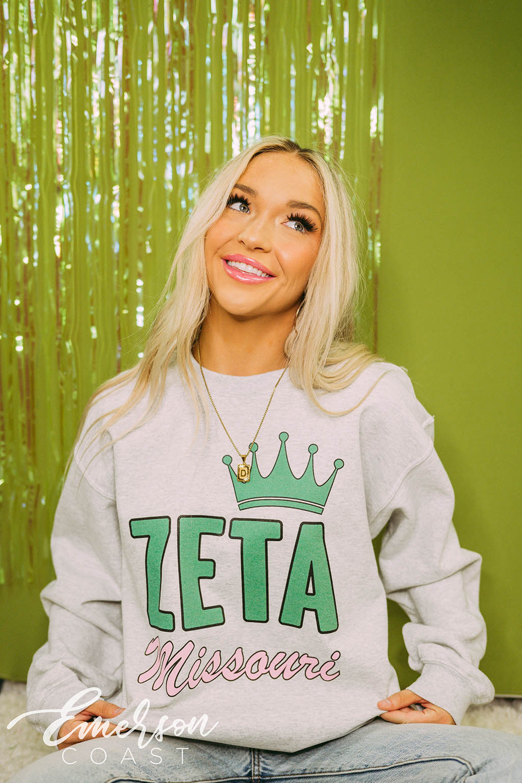 Zeta Tau Alpha PR Simple Crown Crewneck