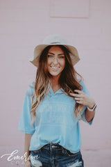 Zeta Tau Alpha Short Sleeve PR Henley