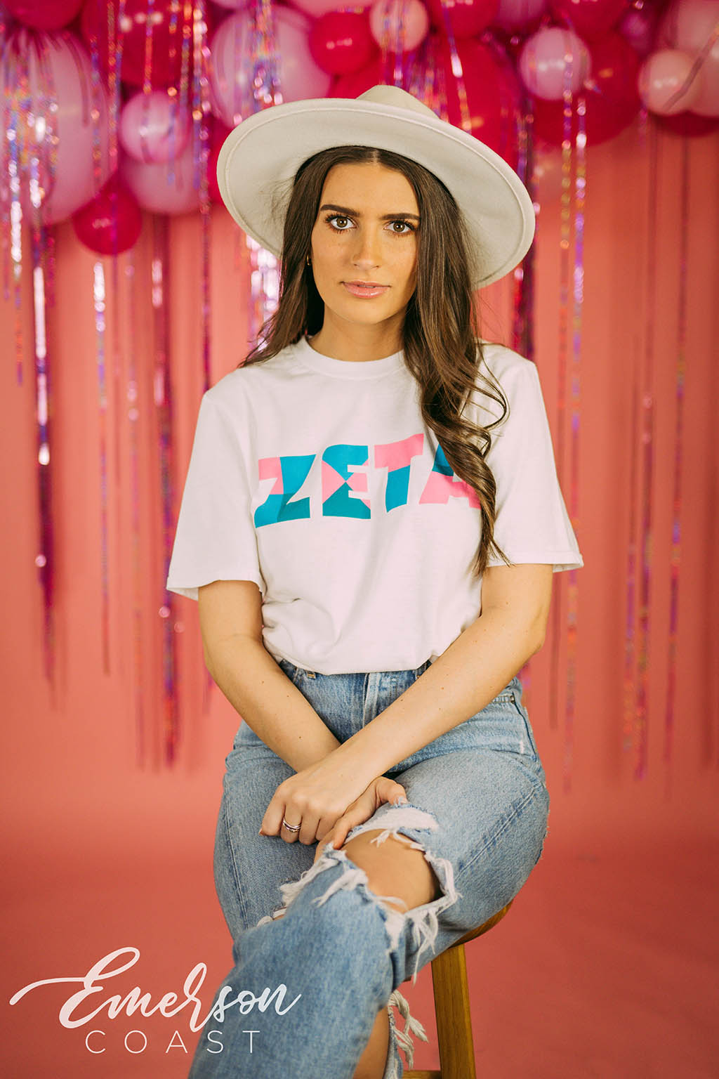 Zeta Tau Alpha Abstract Recruitment Tee