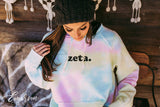 Zeta Tie Dye Corduroy Hoodie