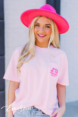 Zeta Tau Alpha Tigers Think Pink Tee
