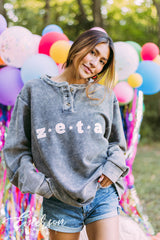 Zeta PR Charcoal Corduroy Henley