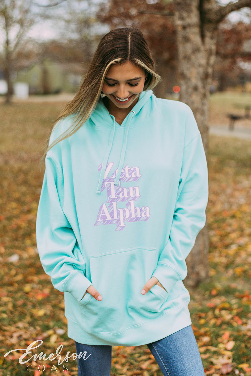 Zeta Tau Alpha Bright PR Hoodie