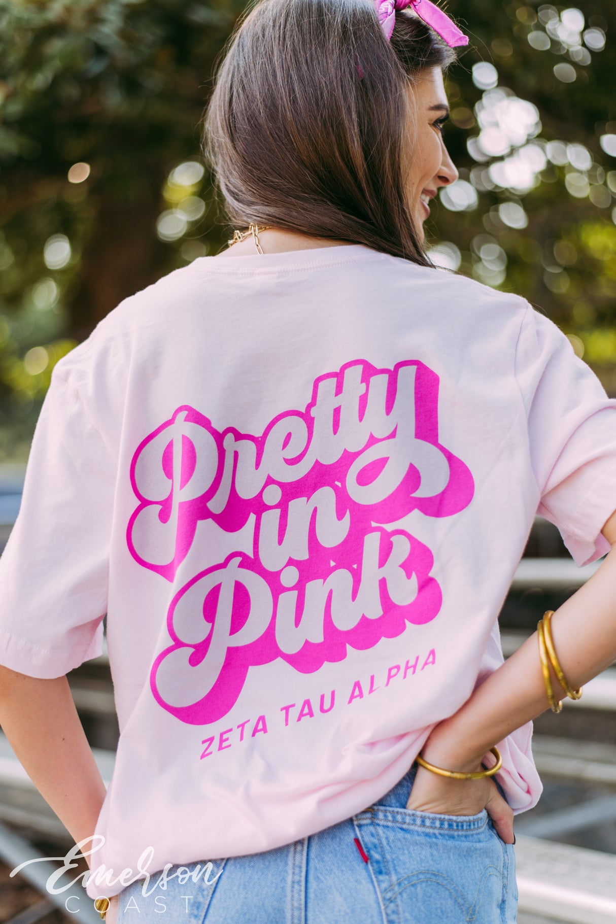 Zeta Tau Alpha Pretty In Pink Virtual 5K Tee