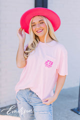 Zeta Tau Alpha Tigers Think Pink Tee