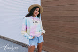 ZTA Spring Tie Dye Corded Hoodie