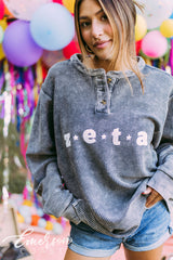 Zeta PR Charcoal Corduroy Henley