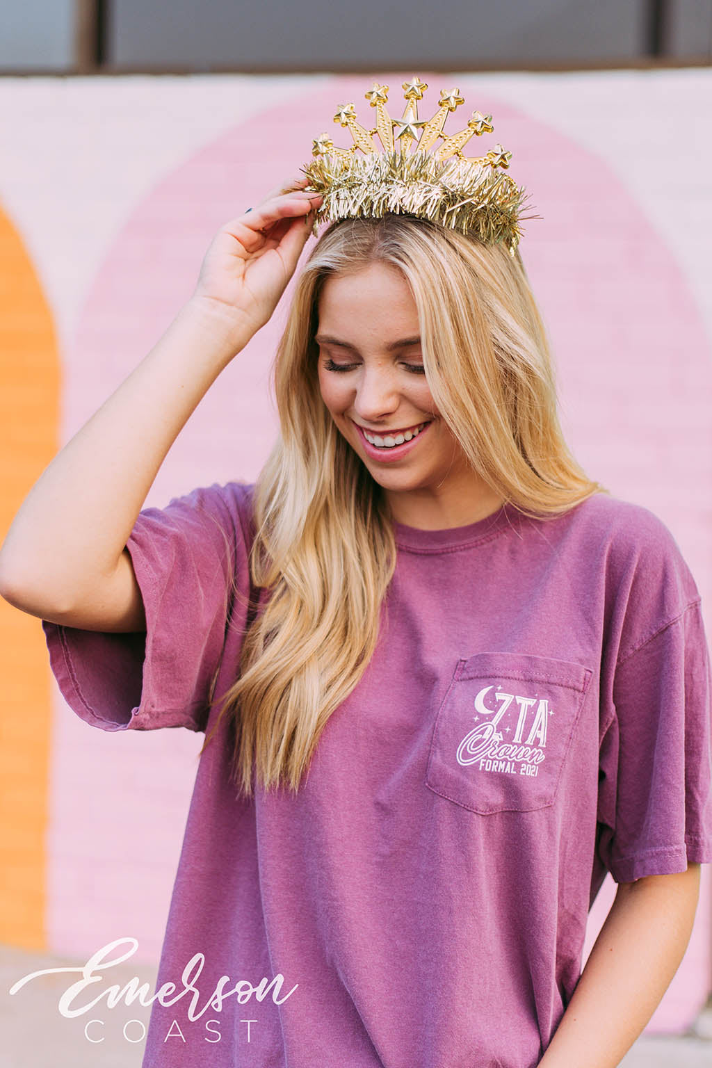 Zeta Tau Alpha Crown Formal Tee