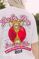 Zeta Dads Day Dodgeball Tournament Tee