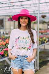 Zeta Tau Alpha Floral Mom's Day T-shirt