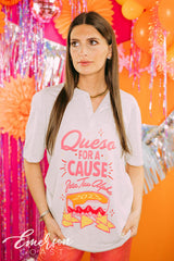Zeta Tau Alpha Philanthropy Queso For A Cause Henley