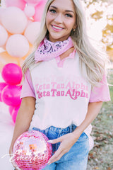 Zeta Tau Alpha PR Monochromatic Colorblock Henley