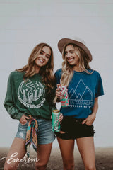 Zeta Tau Alpha Retreat Mineral Wash Tee