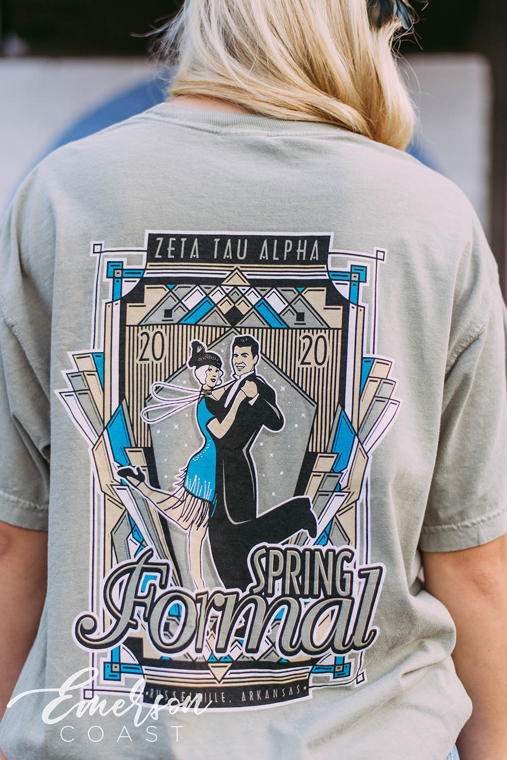 Zeta Tau Alpha Great Gatsby Spring Formal Tee