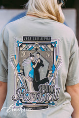 Zeta Tau Alpha Great Gatsby Spring Formal Tee