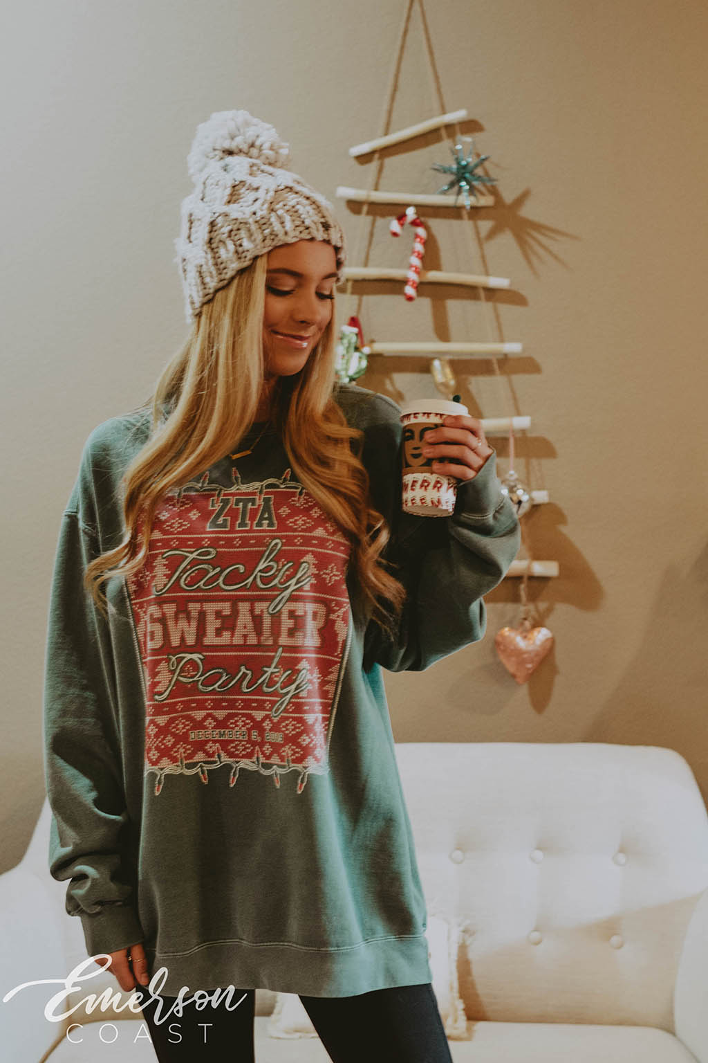 ZTA Tacky Sweater Party Sweatshirt