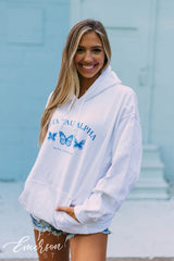 Zeta Tau Alpha Blue Butterfly Hoodie